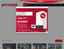Tablet Screenshot of pro-teknik.com.tr