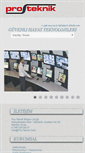Mobile Screenshot of pro-teknik.com
